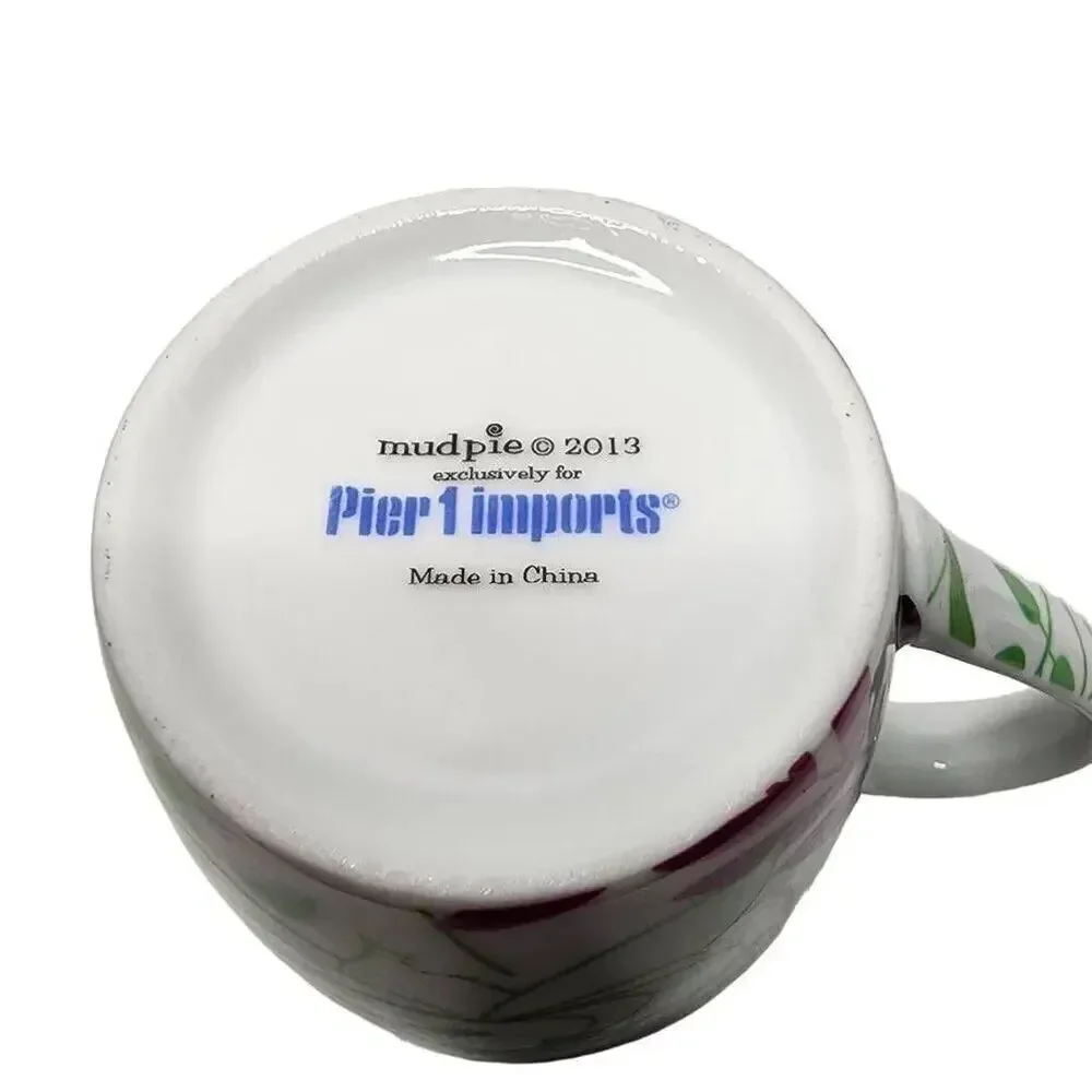 Pier 1 Imports Coffee Mugs, Mudpie 2013 